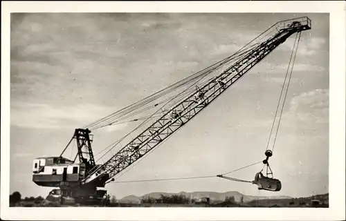 Ak Donzere Mondragon Drôme, Dragline Marion, Compagnie Nationale du Rhone