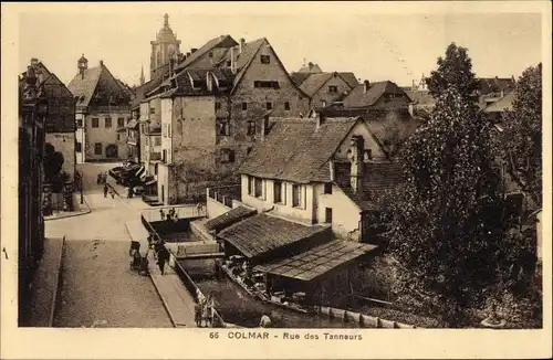 Ak Colmar Kolmar Elsass Haut Rhin, Rue des Tanneurs