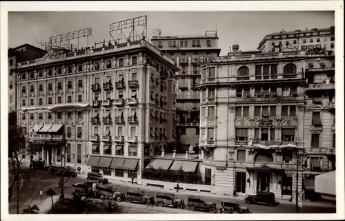 Ak Genova Genua Liguria, Hotel Majestic Savoia e Londra