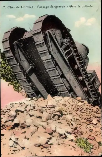 Ak Char de Combat, Passage dangereux, Französischer Panzer