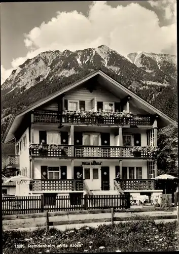 Ak Oberstdorf im Oberallgäu, Fremdenheim Villa Arosa