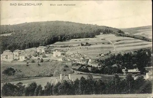 Ak Bad Salzschlirf in Hessen, Blick nach Marienlust