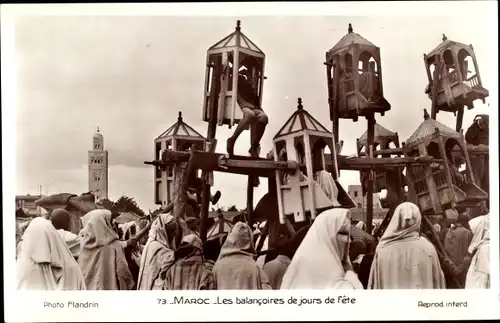 Ak Marokko, Les balancoires de jours de Fete, Karussell, Maghreb