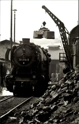 Foto Ak Nossen in Sachsen, Lokomotive 50 3014-3