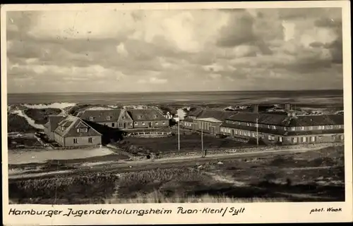 Ak Insel Sylt in Nordfriesland, Puan Klent Hamburger Jugenderholungsheim