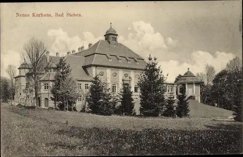 Ak Bad Steben in Oberfranken, Neues Kurhaus