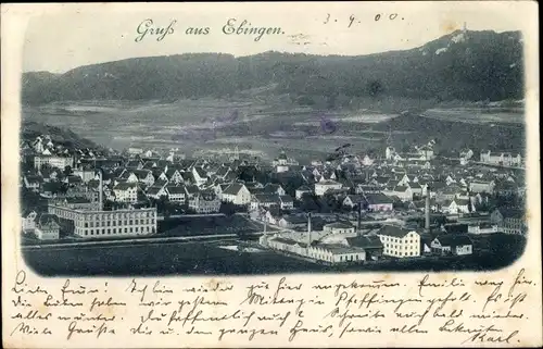 Ak Ebingen Albstadt in Württemberg, Gesamtansicht