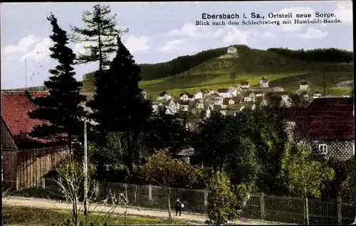 Ak Ebersbach Neugersdorf in Sachsen, Ortschaft, Schlechteberg, Humboldt Baude