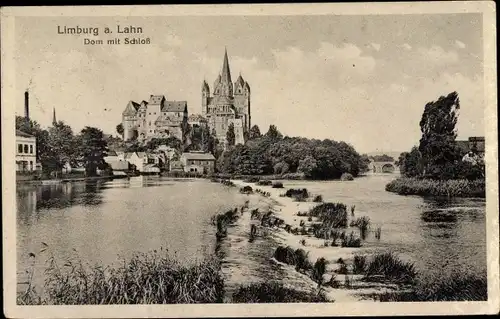 Ak Limburg an der Lahn, Dom mit Schloss