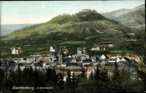 Ak Bad Blankenburg in Thüringen, Schwarzatal, Ort