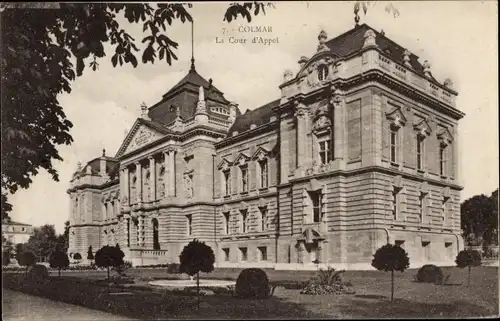 Ak Colmar Kolmar Elsass Haut Rhin, La Cour d'Appel, Gerichtsgebäude