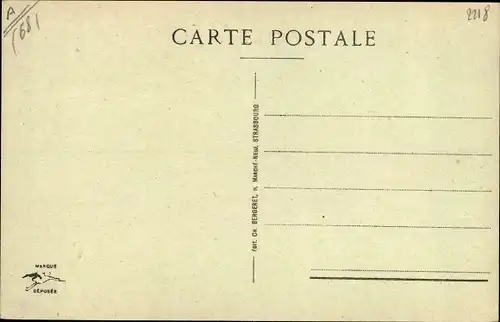 Ak Colmar Kolmar Elsass Haut Rhin, La Cour d'Appel, Gerichtsgebäude