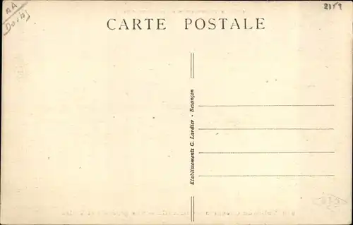 Ak Cusance Doubs, Vue generale et Vallee