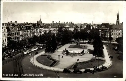 Ak Magdeburg, Staatsbürgerplatz