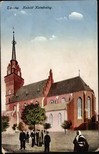 Ak Tarnów Tarnau Polen, Kosciol Katedralny