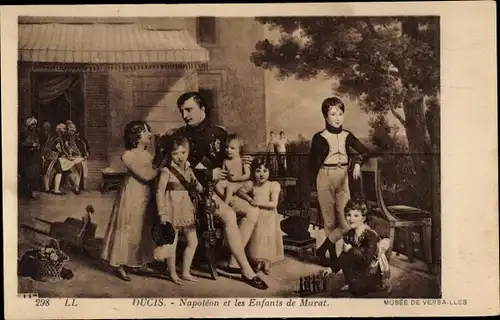 Künstler Ak Ducis, Napoleon et les Enfants de Murat