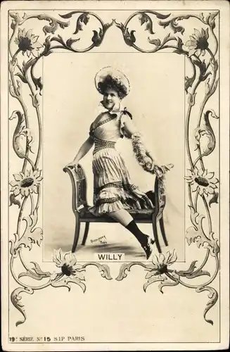 Ak Schauspielerin Louise Willy, Portrait