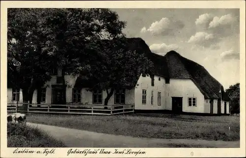 Ak Keitum auf Sylt, Geburtshaus von Uwe Jens Lornsen