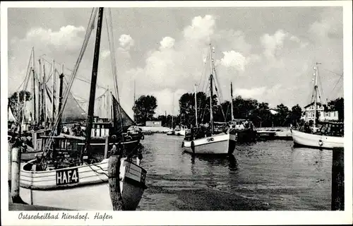 Ak Niendorf Timmendorfer Strand Ostholstein, Hafen