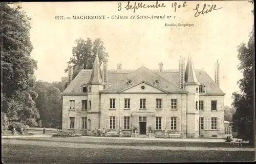 Ak Machemont Oise, Chateau de Saint Amand