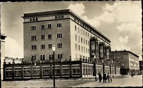 Ak Reutershagen Rostock in Mecklenburg, Ernst Thälmann Straße, HO Restaurant