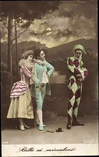 Ak Pierrot, Battu et mecontent