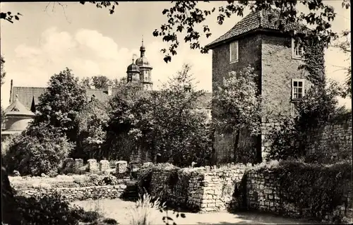 Ak Arnstadt in Thüringen, an der alten Stadtmauer