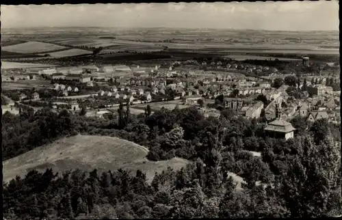 Ak Arnstadt in Thüringen, Gesamtansicht, Neuer Stadtteil von der  Alteburg aus