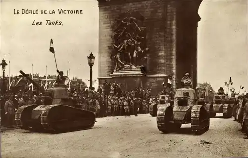 Ak Paris, Le Defile de la Victoire, Les Tanks, Panzer