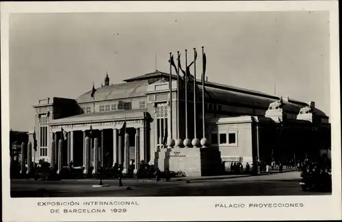 Ak Exposicion Internacional de Barcelona 1929, Palacio Proyecciones