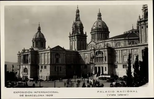 Ak Exposicion Internacional de Barcelona 1929, Palacio Nacional