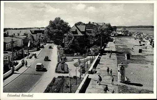 Ak Niendorf Timmendorfer Strand Ostholstein, Strandpromenade, Geschäftsstraße