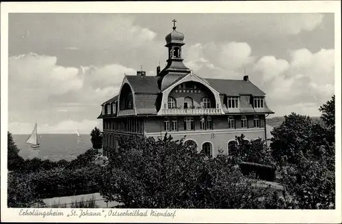 Ak Niendorf Timmendorfer Strand, Erholungsheim Sankt Johann, Außenansicht