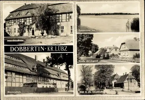 Ak Dobbertin Mecklenburg, Feierabendheim, Pionierschule, Straße der Jugend