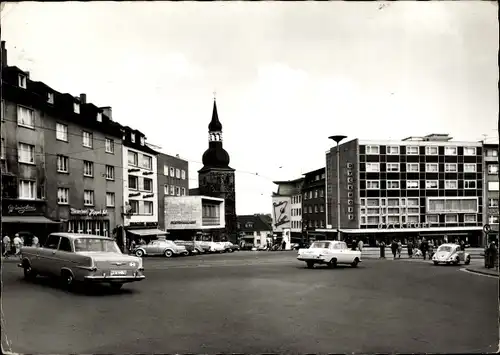 Ak Remscheid im Bergischen Land, Blick auf den Markt, Kirche, Dyckhoff, Drogerie