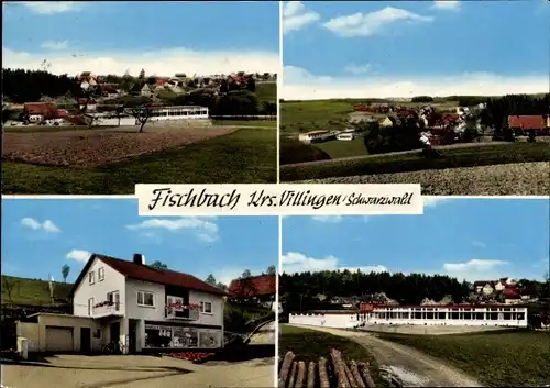 Ak Fischbach Niedereschach im Schwarzwald, Ortsansicht, Geschäftshaus