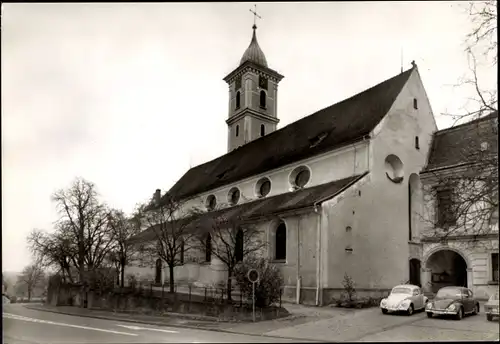 Ak Aulendorf in Württemberg, Kath. Pfarrkirche St. Martin