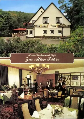 Ak Lohmar in Nordrhein Westfalen, Hotel Zur alten Fähre, Brückenstr. 18