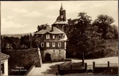 Ak Siegen in Westfalen, Oberes Schloss