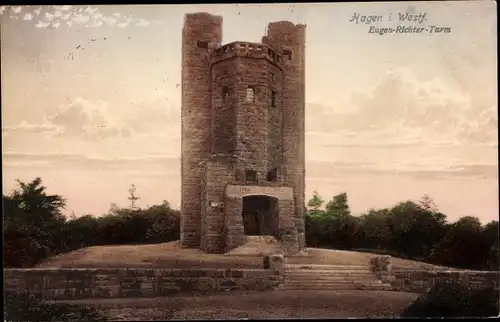 Ak Hagen in Westfalen, Eugen-Richter-Turm