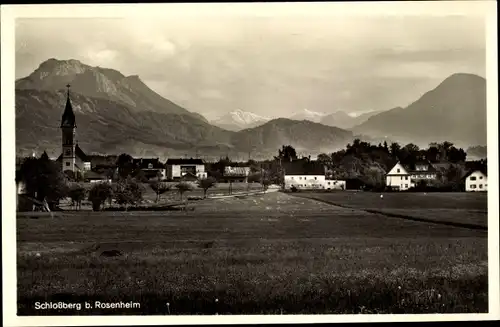 Ak Schloßberg Schnaittach Mittelfranken, Teilansicht vom Ort