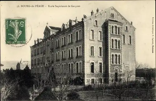 Ak Bourg de Péage Drôme, Ecole Superieure de Garcons