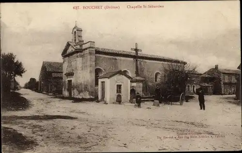 Ak Bouchet Drôme, Chapelle St. Sebastian