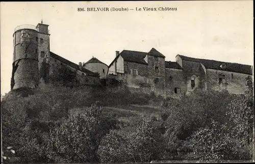 Ak Belvoir Doubs, Le Vieux Chateau