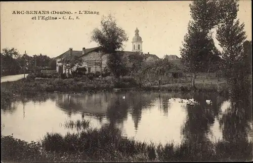 Ak Arc et Senans Doubs, L'Etang, L'Eglise