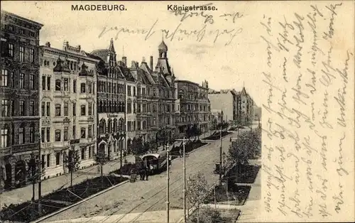 Ak Magdeburg, Königstraße