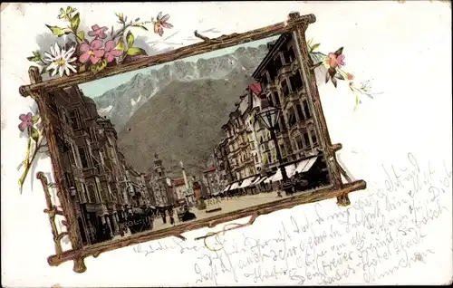 Passepartout Ak Innsbruck in Tirol, Maria Theresia Straße