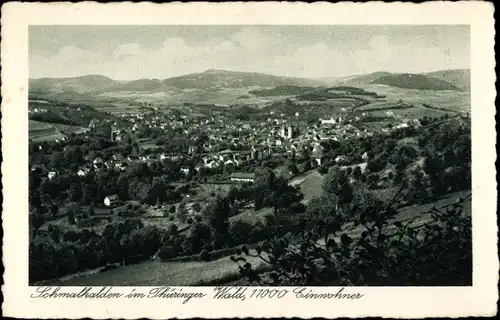 Ak Schmalkalden im Thüringer Wald, Panorama