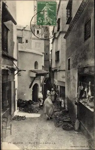 Ak Algier Alger Algerien, Rue Sidi Abdella