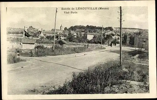 Ak Lerouville Lothringen Meuse, Entree